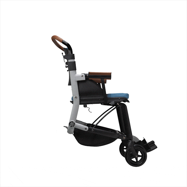Zoof wheelchair folding demonstration